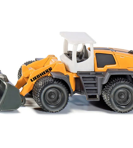 Liebherr 576 Wheel Loader Yellow with White Top Diecast Model by Siku