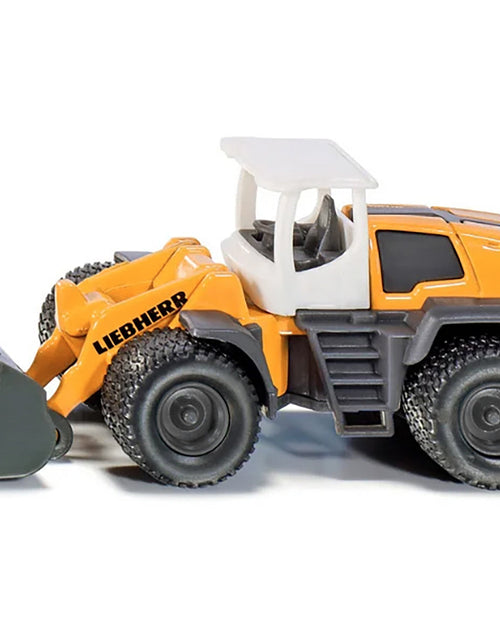 Load image into Gallery viewer, Liebherr 576 Wheel Loader Yellow with White Top Diecast Model by Siku
