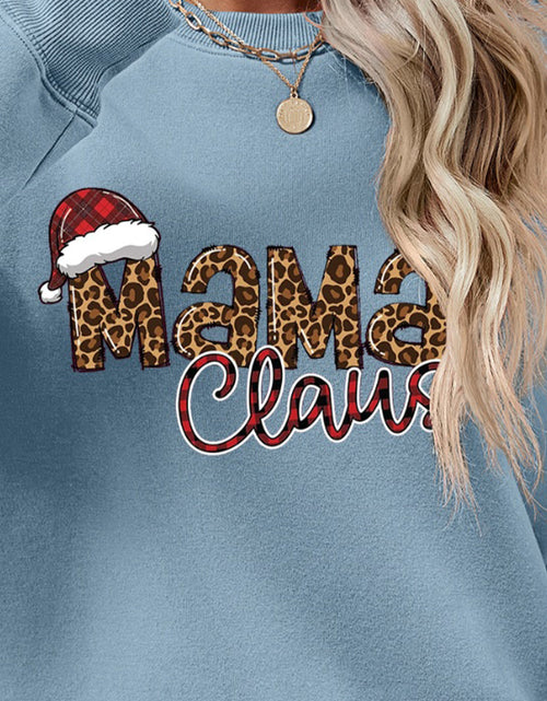 Load image into Gallery viewer, Round Neck Letter Graphic Long Sleeve Sweatshirt
