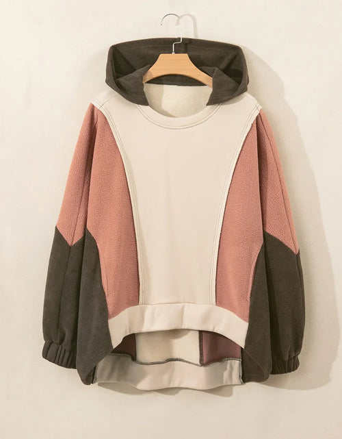 Load image into Gallery viewer, Color Block Long Sleeve Hoodie
