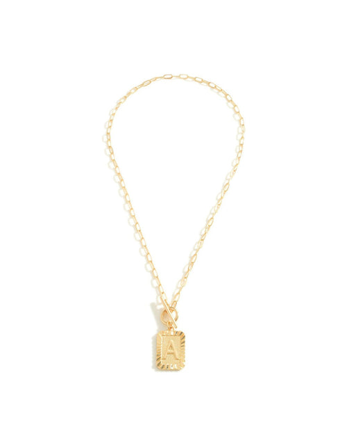 Load image into Gallery viewer, Initial Toggle Necklace by Embellish Your Life
