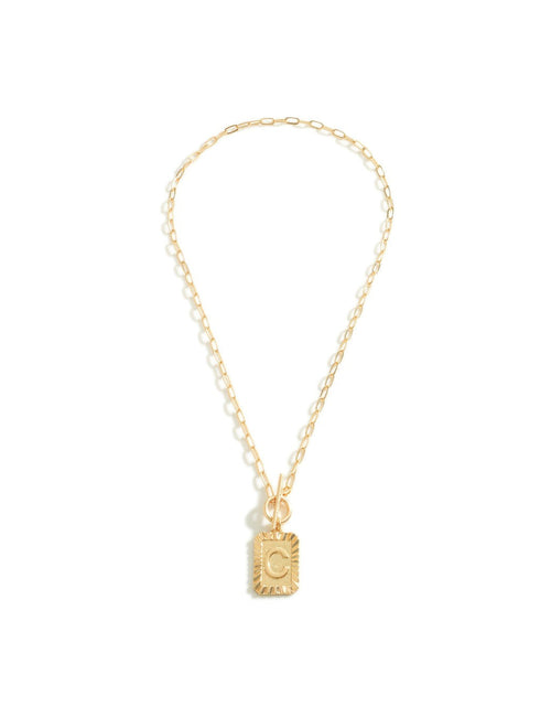 Load image into Gallery viewer, Initial Toggle Necklace by Embellish Your Life

