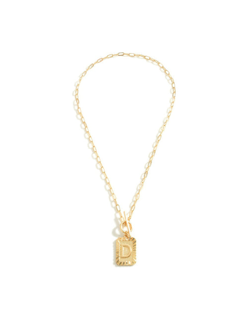 Load image into Gallery viewer, Initial Toggle Necklace by Embellish Your Life
