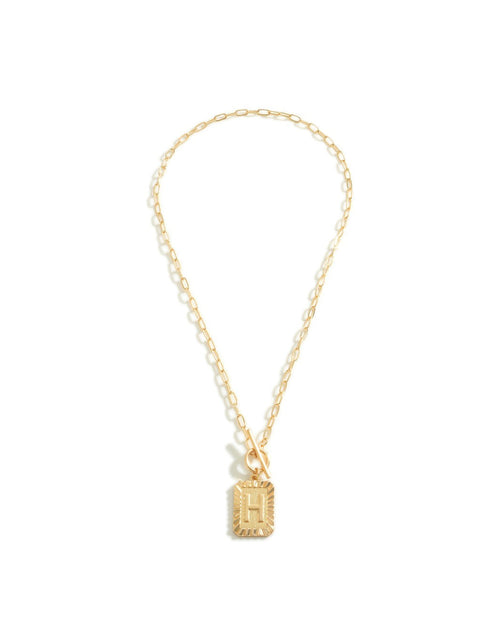 Load image into Gallery viewer, Initial Toggle Necklace by Embellish Your Life
