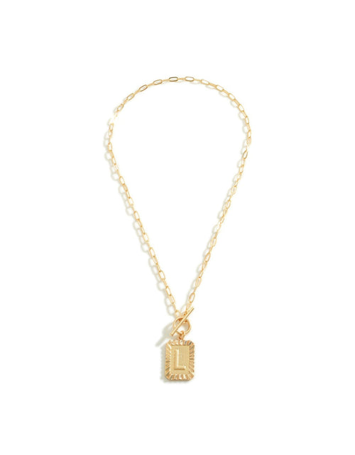 Load image into Gallery viewer, Initial Toggle Necklace by Embellish Your Life
