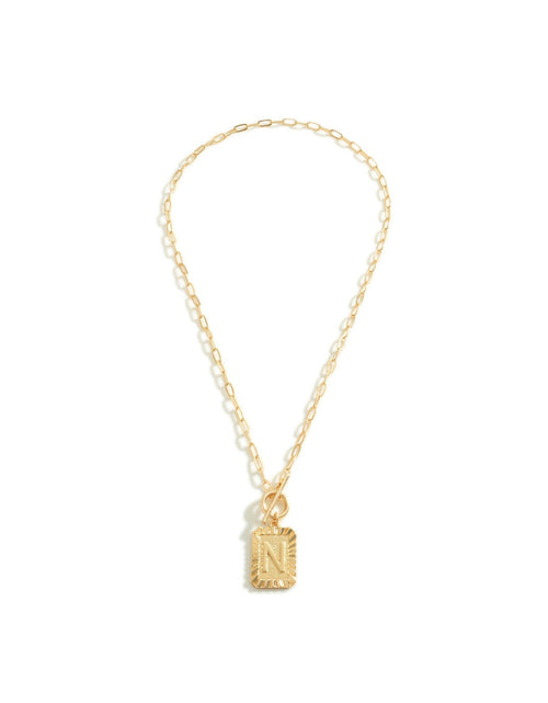 Load image into Gallery viewer, Initial Toggle Necklace by Embellish Your Life
