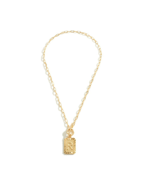 Load image into Gallery viewer, Initial Toggle Necklace by Embellish Your Life
