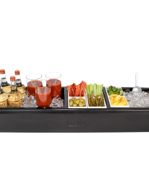 Load image into Gallery viewer, REVO Party Barge Cooler | Deep Black | Insulated Beverage Tub by REVO COOLERS, LLC
