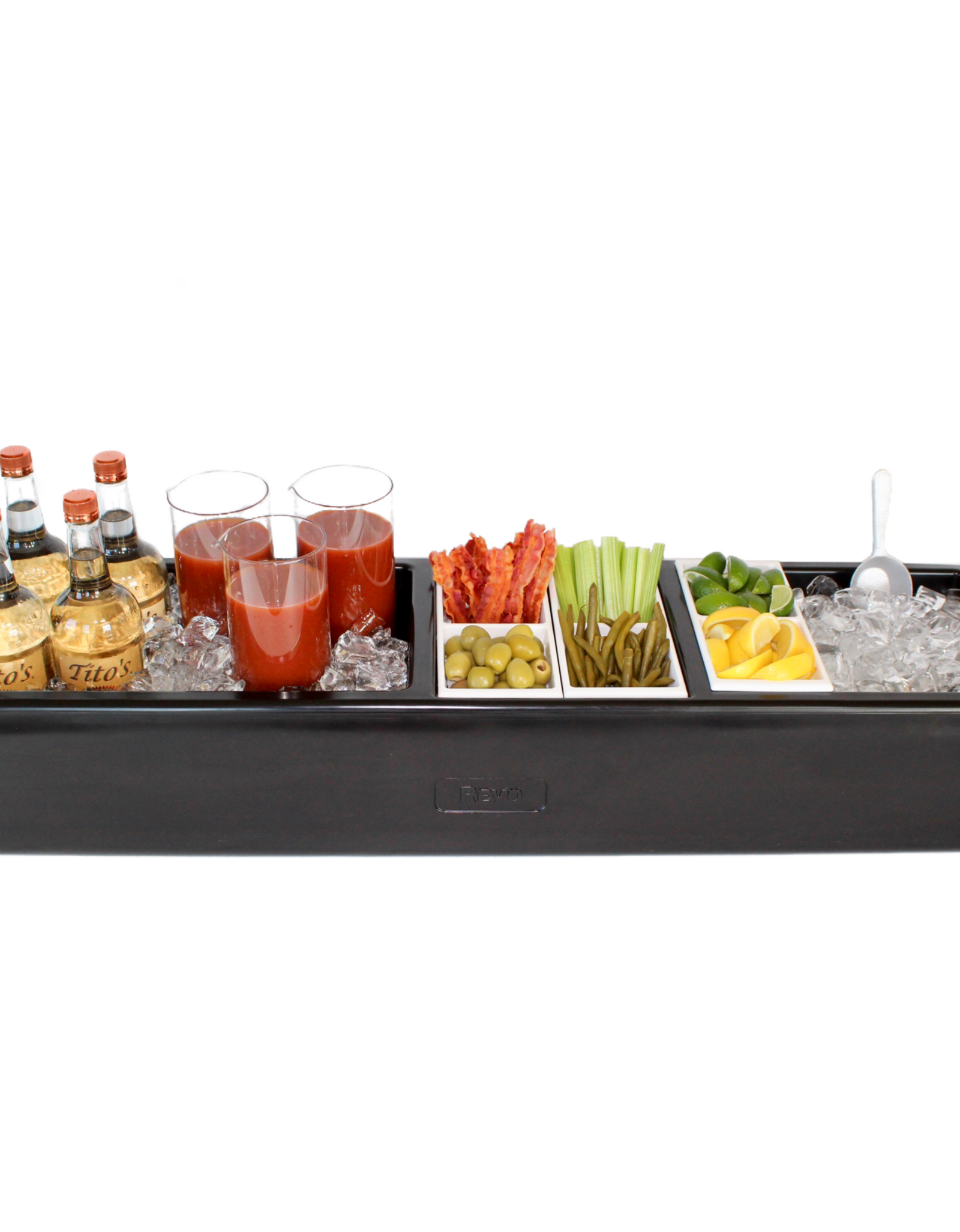 REVO Party Barge Cooler | Deep Black | Insulated Beverage Tub by REVO COOLERS, LLC