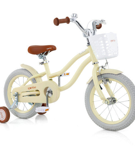 14 Inch Kids Bike Adjustable with Training Wheels Ages 3-8 Years Olds-14 inches