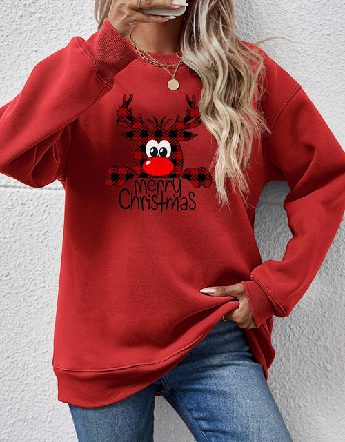Load image into Gallery viewer, MERRY CHRISTMAS Graphic Sweatshirt
