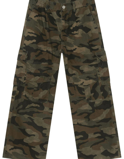 Load image into Gallery viewer, Men's Camouflage Loose Fit Jeans
