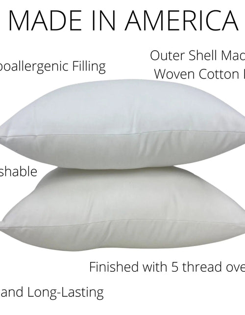 Load image into Gallery viewer, 14x40 or 40x14 | Indoor Outdoor Down Alternative Hypoallergenic Polyester Pillow Insert | Quality Insert | Throw Pillow Insert | Pillow Form by UniikPillows
