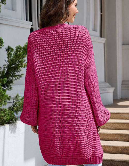 Load image into Gallery viewer, Open Front Longline Cardigan
