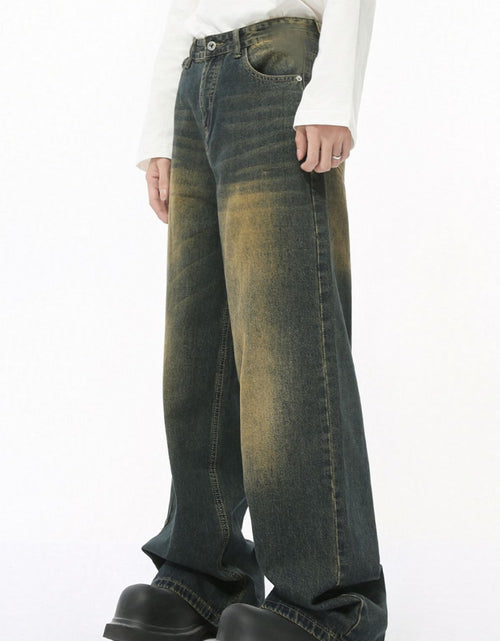 Load image into Gallery viewer, Men's Cat's Whisker Wide Leg Jeans
