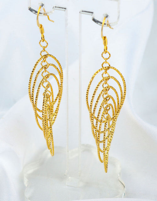 Load image into Gallery viewer, RMZ GOLD NYC 14K Gold Chandelier Hanging Earrings
