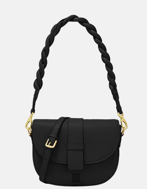 Load image into Gallery viewer, Women Shoulder Bag, Twisted Shoulder Strap Women Handbag-Black by Dioura
