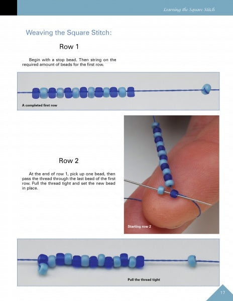 Load image into Gallery viewer, Off-Loom Woven Bead Necklaces by Schiffer Publishing
