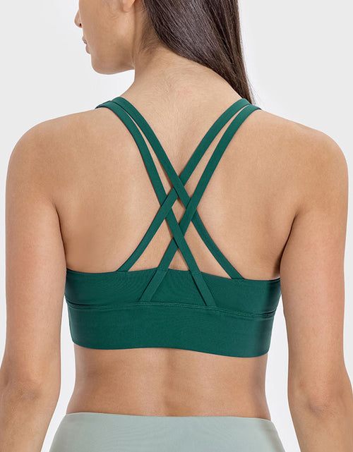 Load image into Gallery viewer, Millennia Crisscross Scoop Neck Active Tank
