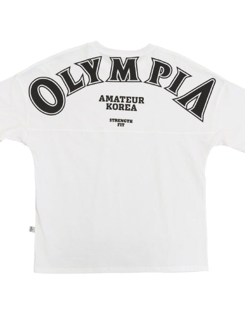 Load image into Gallery viewer, Men's Plus Size Letter Graphic Round Neck T-Shirt
