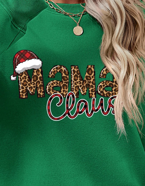 Load image into Gallery viewer, Round Neck Letter Graphic Long Sleeve Sweatshirt

