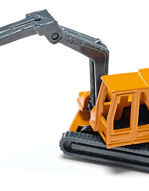 Load image into Gallery viewer, Truck with Low Loader Trailer and Excavator Yellow Diecast Model by Siku
