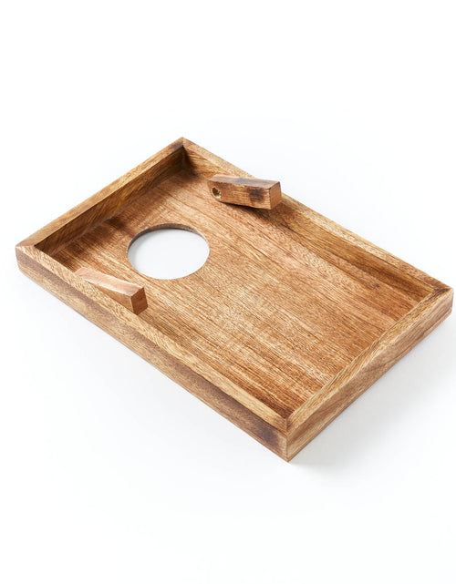 Load image into Gallery viewer, Indukala Moon Phase Cornhole Table Game - Handcrafted Wood by Matr Boomie
