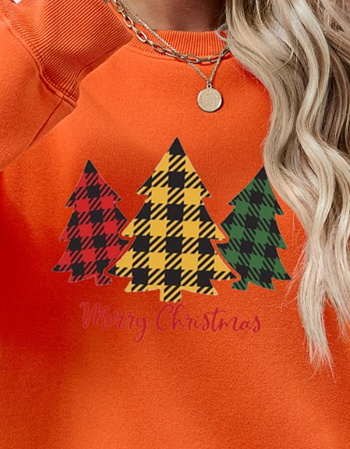 Load image into Gallery viewer, MERRY CHRISTMAS Dropped Shoulder Sweatshirt
