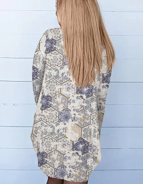 Load image into Gallery viewer, Printed Long Sleeve Cardigan
