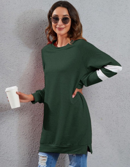 Load image into Gallery viewer, Full Size Striped Round Neck Long Sleeve T-Shirt
