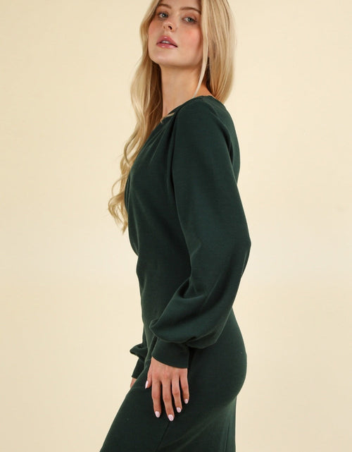 Load image into Gallery viewer, VERY J Ruched Detail Bodycon Mini Dress
