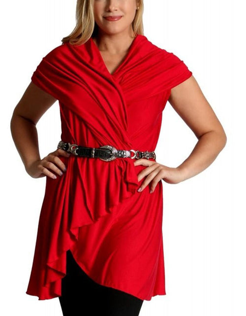 Load image into Gallery viewer, InstantFigure Instawrap Convertible Short Shahl With Arm Holes 169COSS by InstantFigure INC
