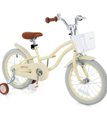 14/16/18 Inch Kids Bike Adjustable with Training Wheels Ages 3-8 Years Olds-16 inches