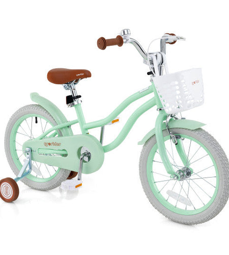 16 Inch Kids Bike with Adjustable Seat and Bell for Kids 3-8 Years Olds-16 inches