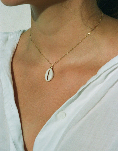 Load image into Gallery viewer, Cowrie Shell Necklace by Urth and Sea
