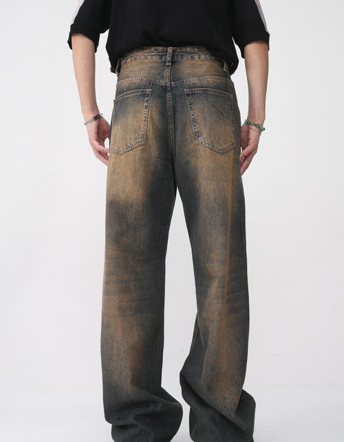 Load image into Gallery viewer, Raw Hem Straight Leg Jeans
