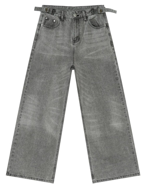 Load image into Gallery viewer, Men's Wide Leg Jeans with Pockets
