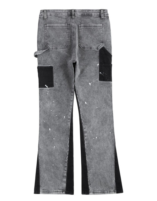 Load image into Gallery viewer, Men's Contrast Washed Bootcut Jeans
