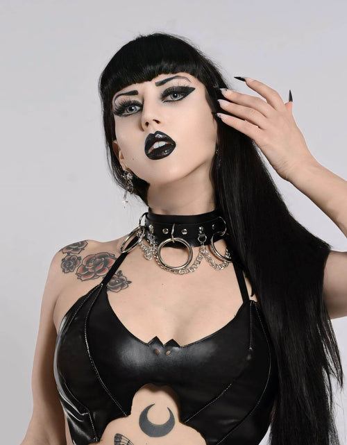 Load image into Gallery viewer, Midnight Steam Choker by The Cursed Closet
