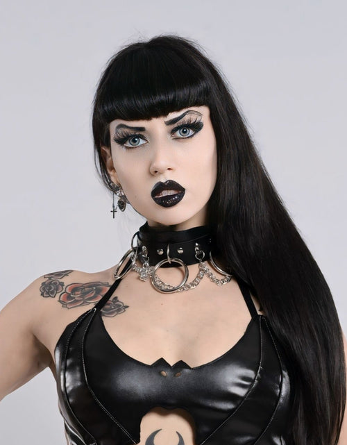 Load image into Gallery viewer, Midnight Steam Choker by The Cursed Closet
