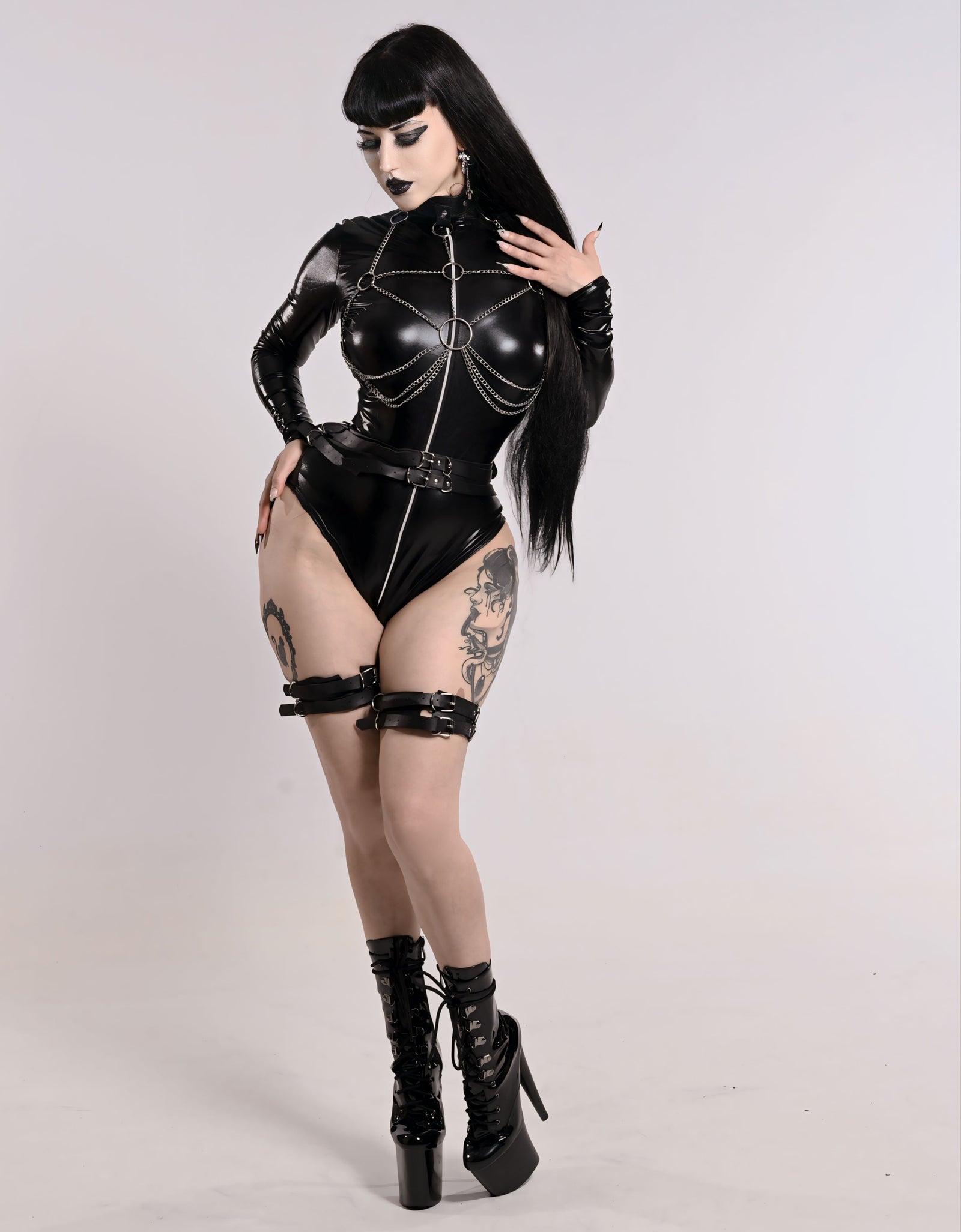 "MY" Choker Body Harness by The Cursed Closet