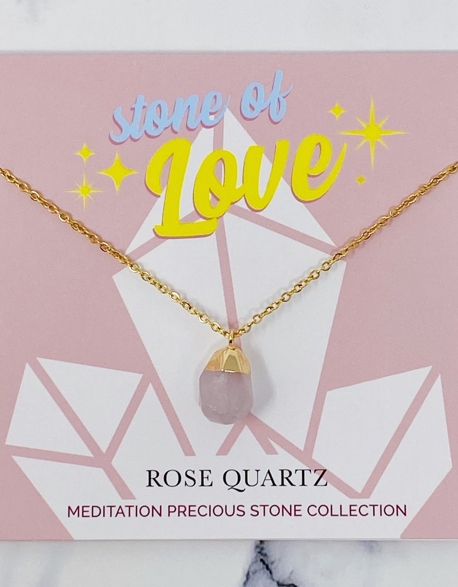 Meditation Semi-Precious Stone Pendant Necklace by Ellisonyoung.com