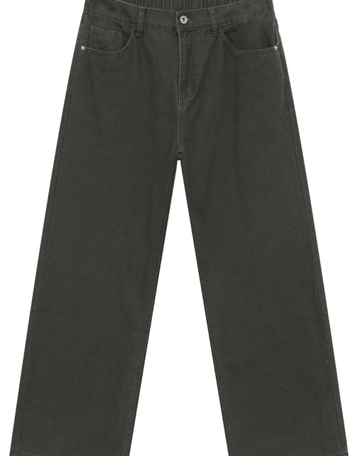 Load image into Gallery viewer, Men's Half Elastic Waist Jeans with Pockets
