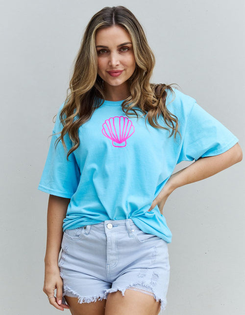 Load image into Gallery viewer, Sweet Claire "More Beach Days" Oversized Graphic T-Shirt
