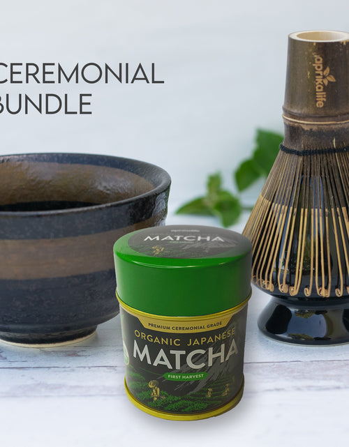 Load image into Gallery viewer, Dark Brown Matcha Set by Aprika Life
