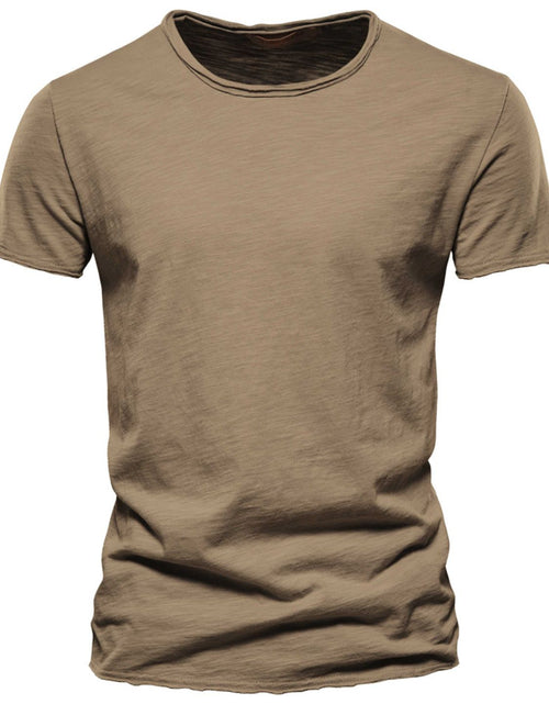Load image into Gallery viewer, Men's Full Size Round Neck Short Sleeve T-Shirt Plus Size
