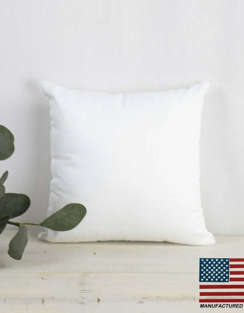 Load image into Gallery viewer, 17x17 | Square Angel Hair Insert | Indoor Outdoor Down Alternative Hypoallergenic Pillow Insert | Quality Insert | Premium Insert by UniikPillows
