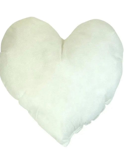 Load image into Gallery viewer, 18"| 16" | 14" | 12"| 10" | 8 Heart Hypoallergenic Polyester Filled Pillow Insert by UniikPillows
