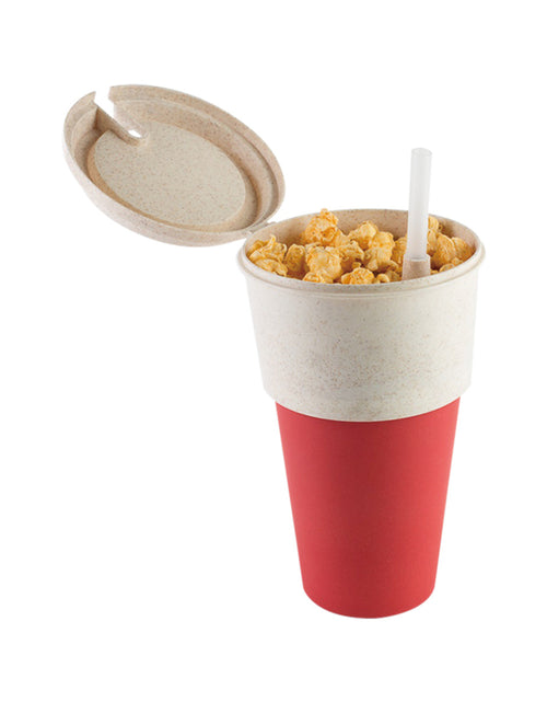Load image into Gallery viewer, Snack/Popcorn and Drink cup by Peterson Housewares &amp; Artwares

