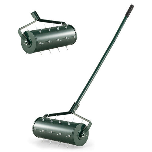 Load image into Gallery viewer, 18/21 Inch Manual Lawn Aerator with Detachable Handle Filled with Sand or Stone-18 inches
